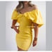 ZARA BLOGGER FAVE!!! Off-Shoulder Mini Dress NWT (M)