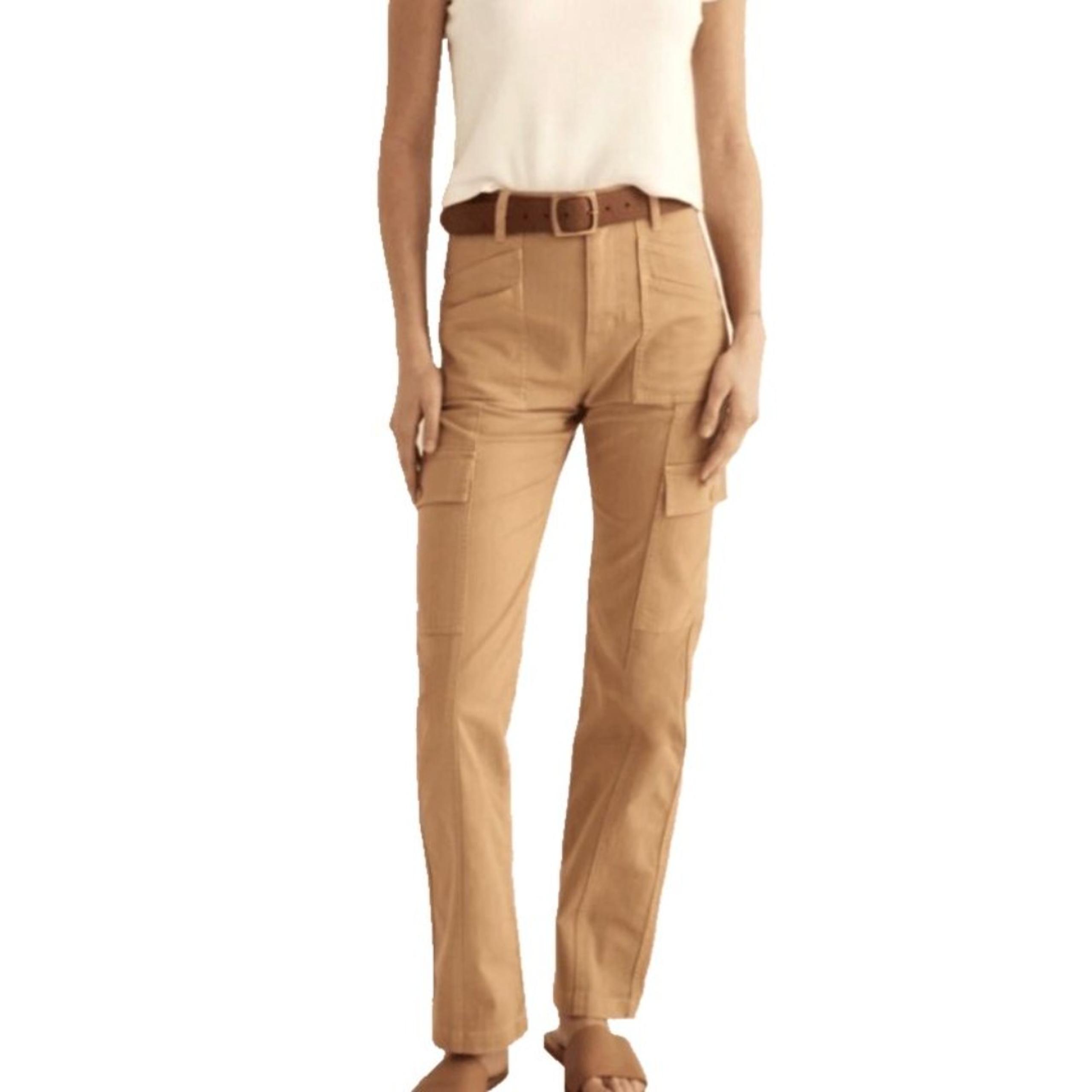 Madewell Pants Women's Size 29 Tan Herringbone The 90s Straight Cargo Pant