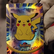 Pokemon topps Pikachu holo card