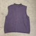 Tenth Mountain Icelandic Wool Mohair Full Zip Ski Sweater Vest Unisex
