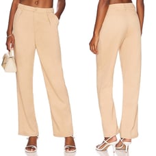 Superdown Vivian Straight Leg Pant - Tan