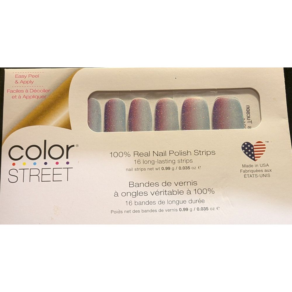 Color Street 100% Real Nail Polish Strips Lot of 7 Packs New Sealed Retired