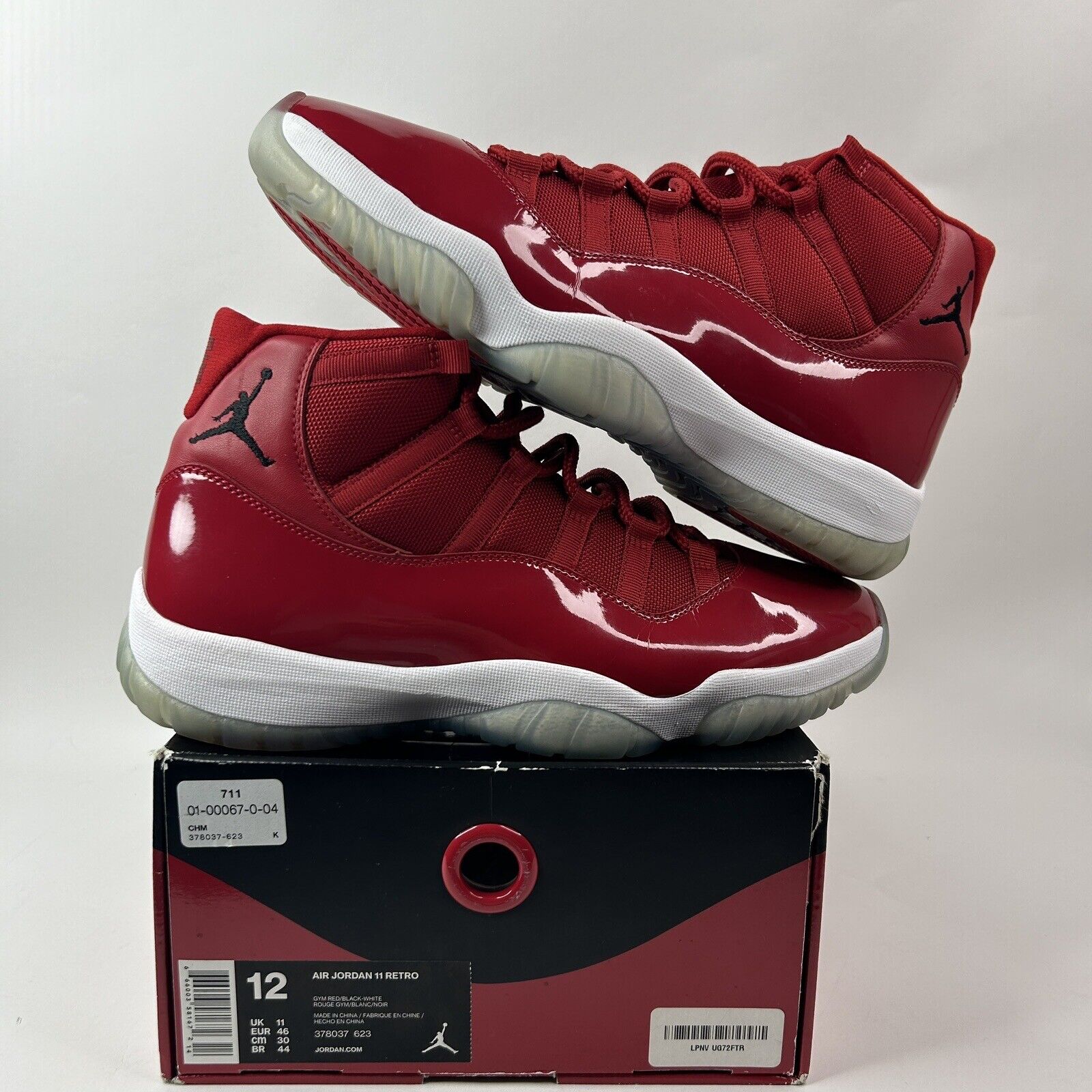 Nike Shoes Air Jordan 11 Retro “Win Like 96/Gym Red” 2024