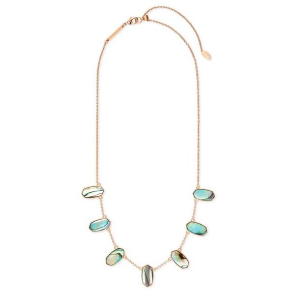 Kendra Scott Meadow Bib Necklace in Abalone Shell