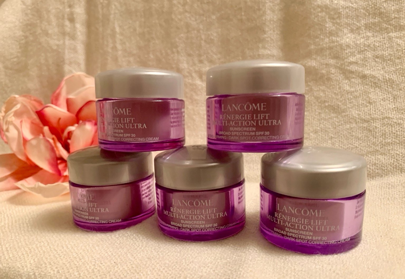 5 pcs Lancome Renergie Lift Multi Action Ultra Cream