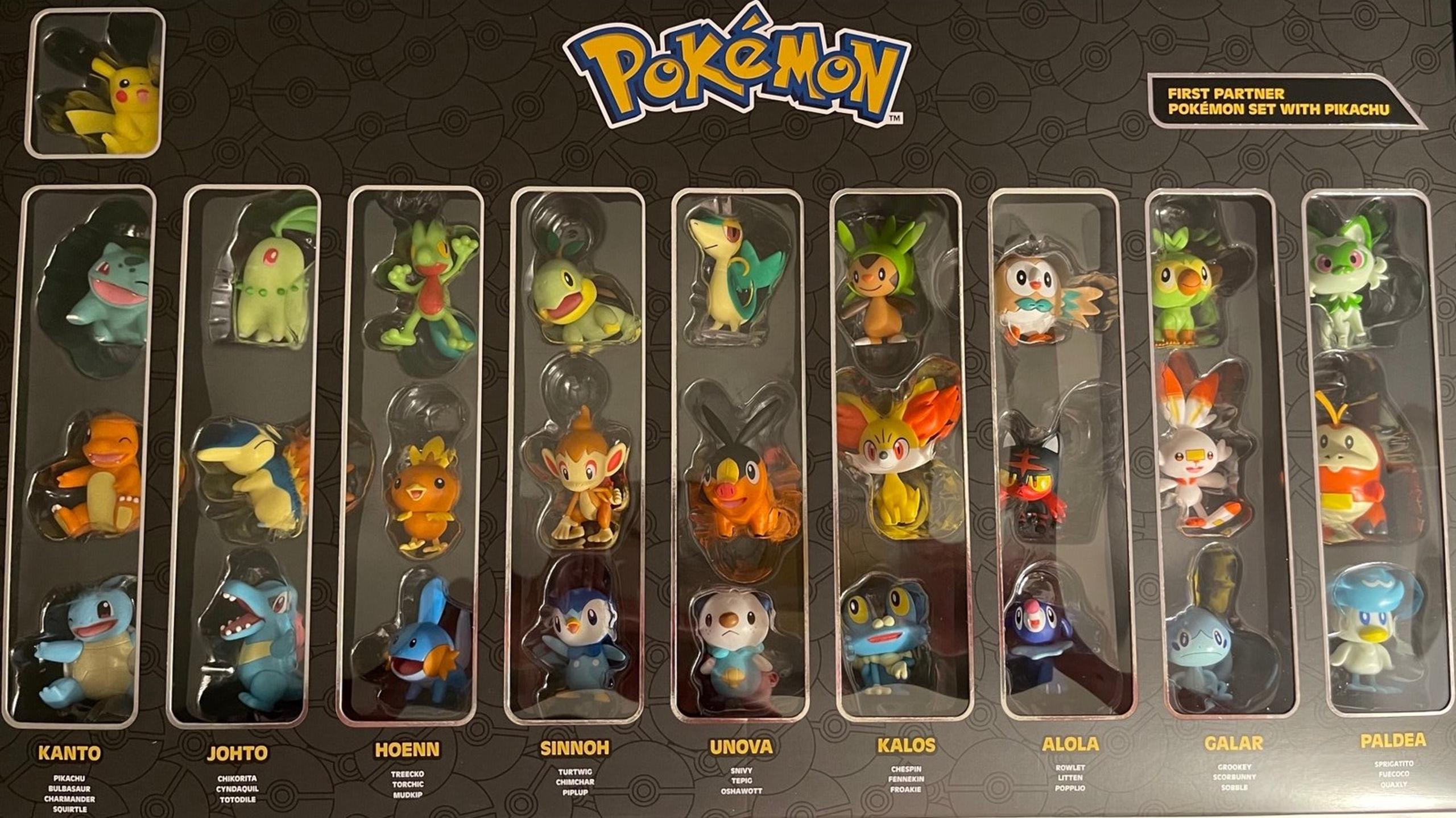 SDCC Pokémon Starter + Pikachu