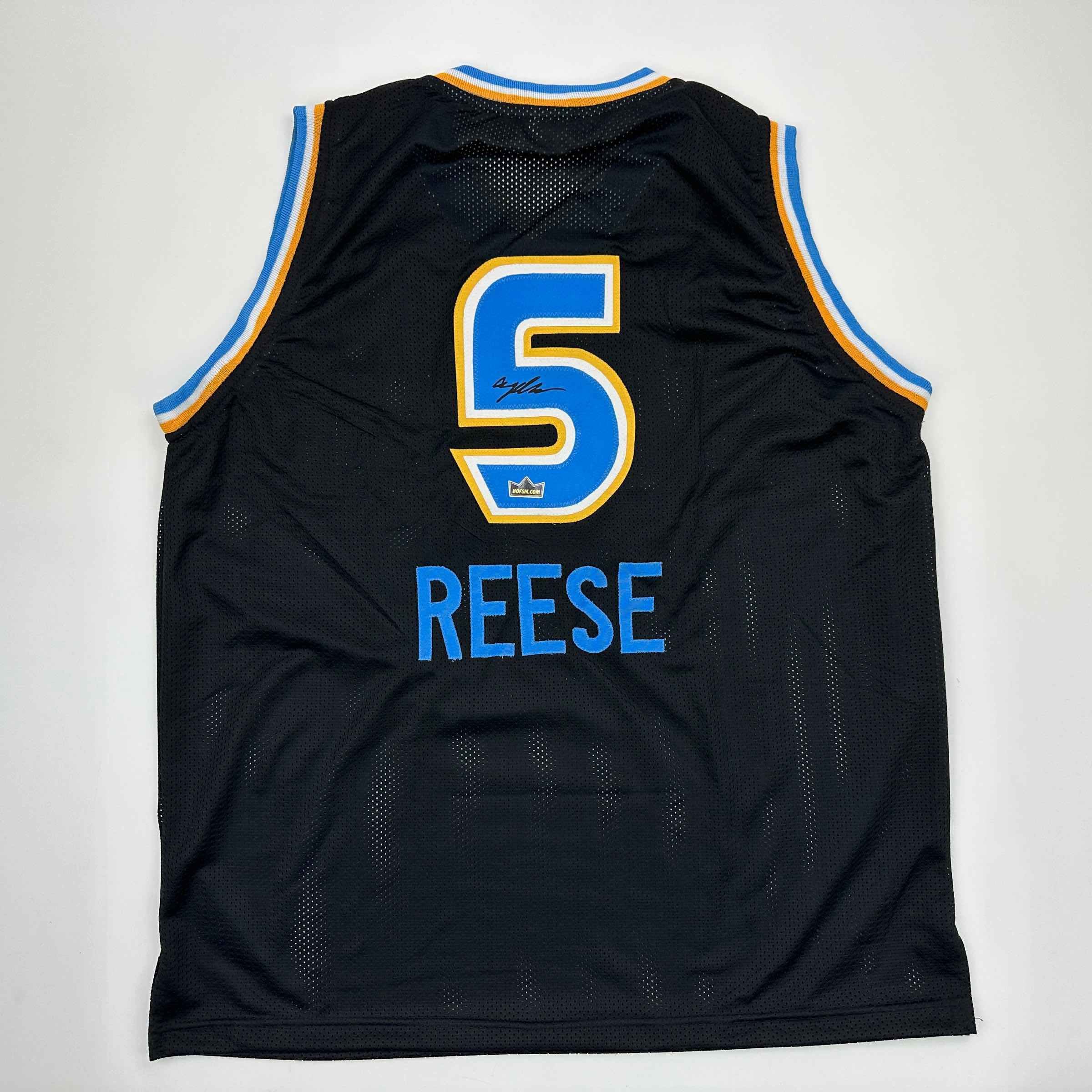 Facsimile Autographed Angel Reese Chicago Black Auto Jersey Size Men's XL