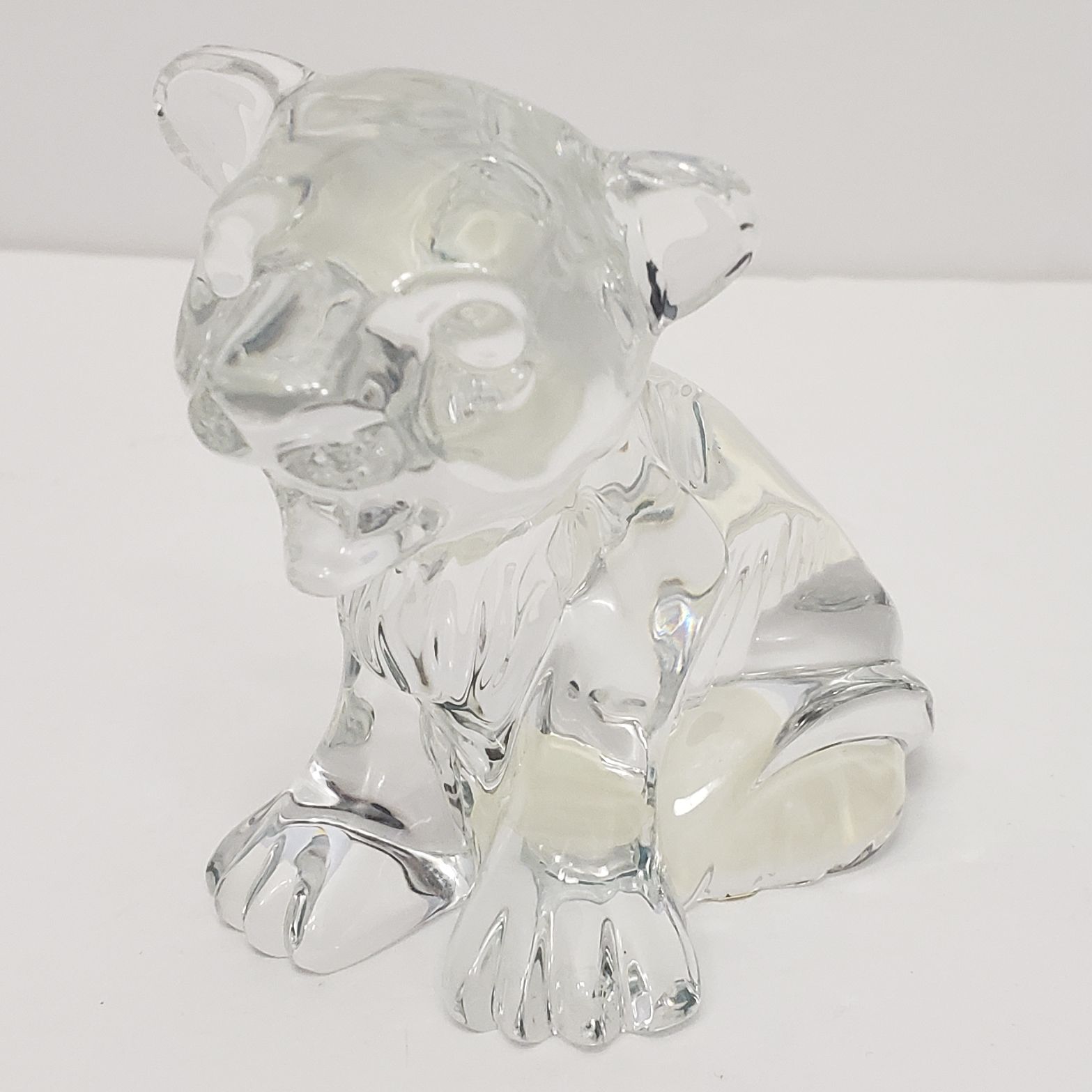 Waterford Crystal Lion Cub Paperweight