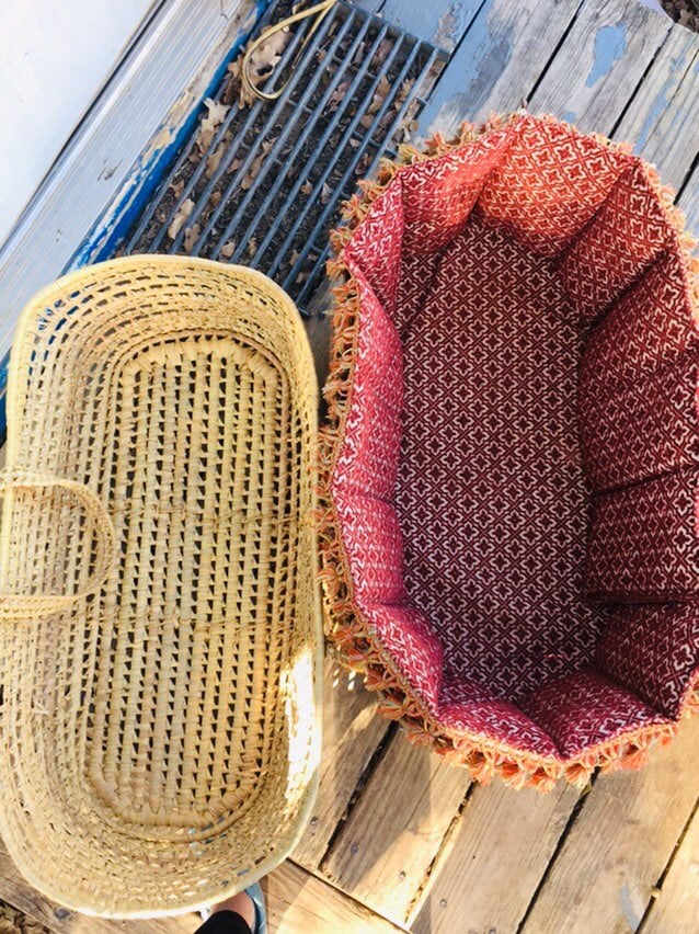 TWO moses baskets