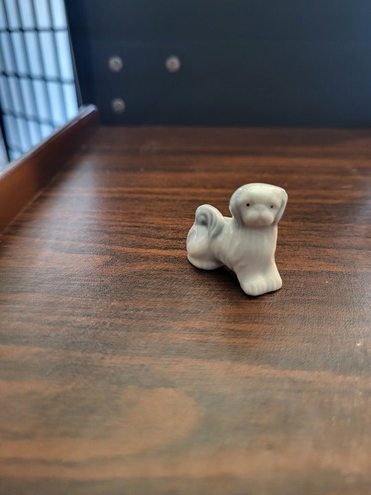 Vintage Pekingese Porcelain Dog