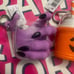 2 NWT HALLOWEEN WITCH HAND PUMPKIN HOLDERS POCKETBAC CLIP SET BATH & BODY WORKS