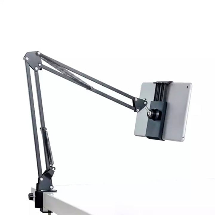 Table Bed Mounted Phone Tablet Holder Lazy Stand 360° Rotatable for Ipad Iphone