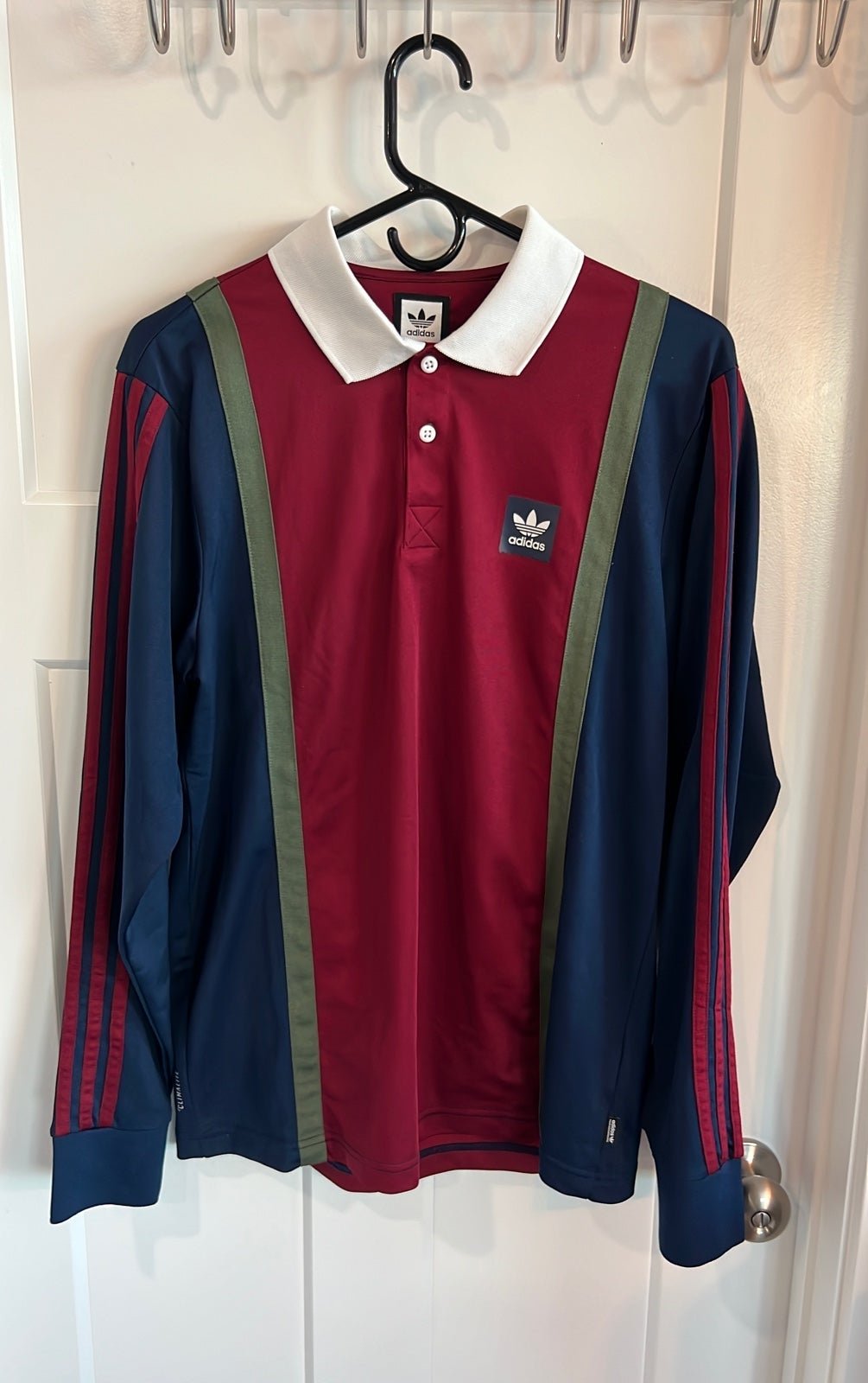 Adidas Long Sleeve Skateboarding Polo