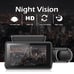 1080P Dual Lens Car DVR Dash Cam Video Recorder G-Sensor + 32G SD Card Included