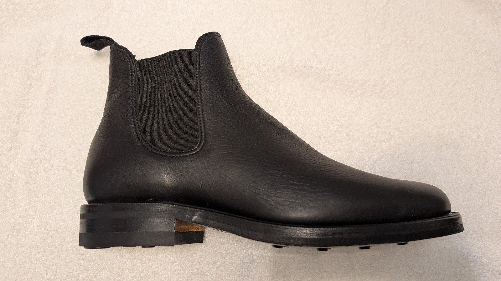 Viberg Chelsea - Black Classic Calf 8 (9 US) / D / Black