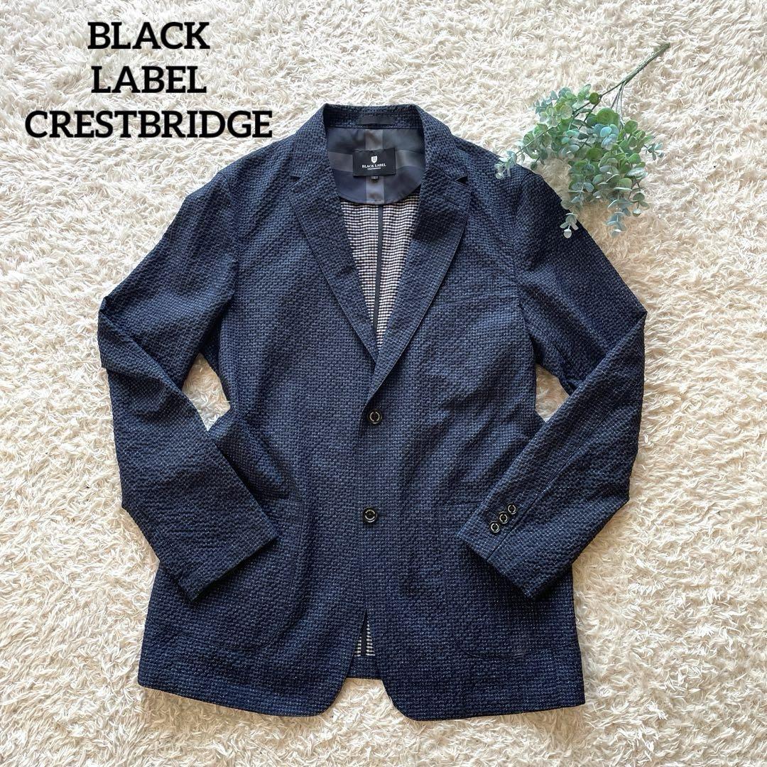 Excellent Condition, Rare L Size Black Label Crestbridge Tailored Jacket, Soccer Design.