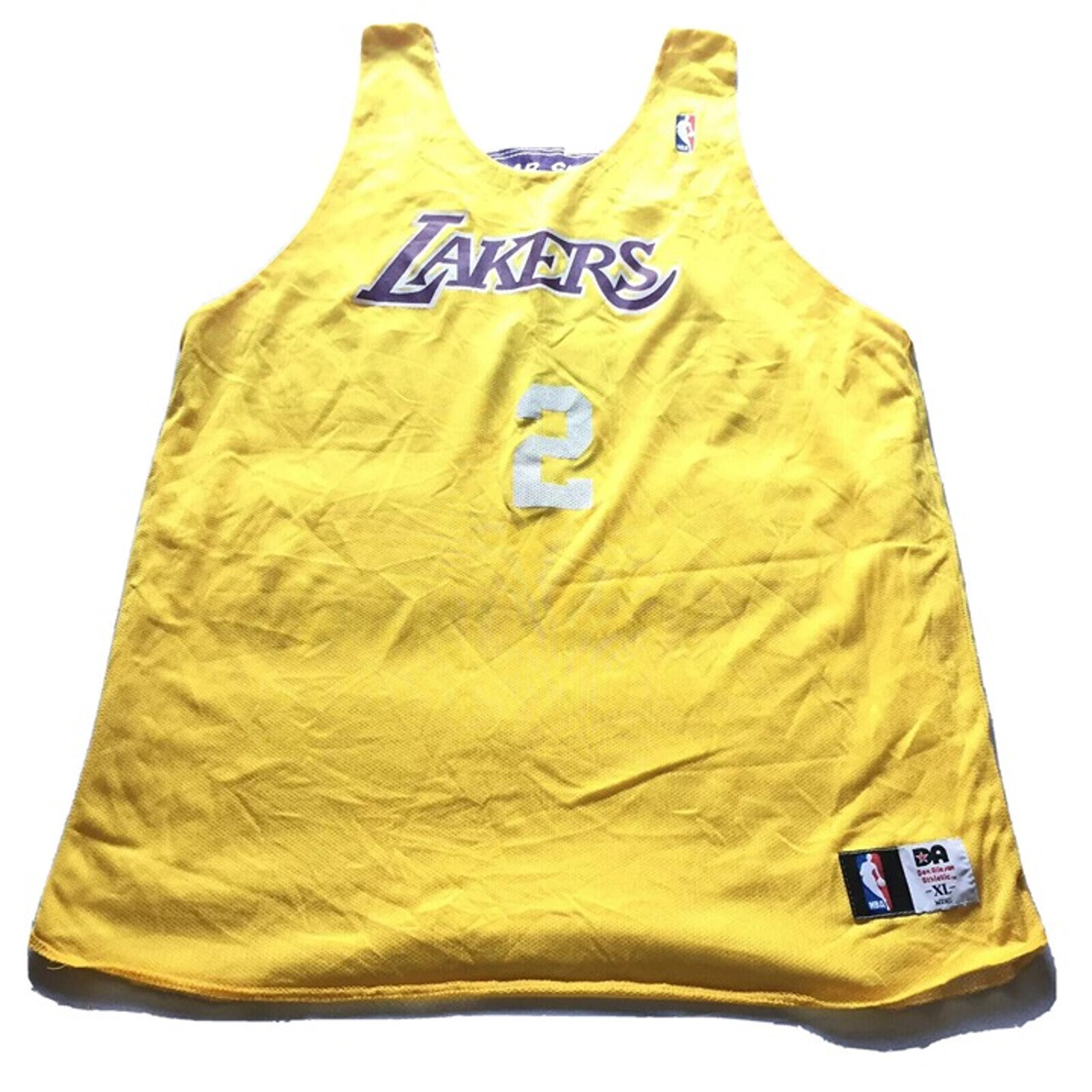 Vintage LA Lakers Practice Jersey Reversible Don Alleson Athletic XL Men Kobe
