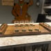 Flight board serving tray