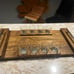 Flight board serving tray
