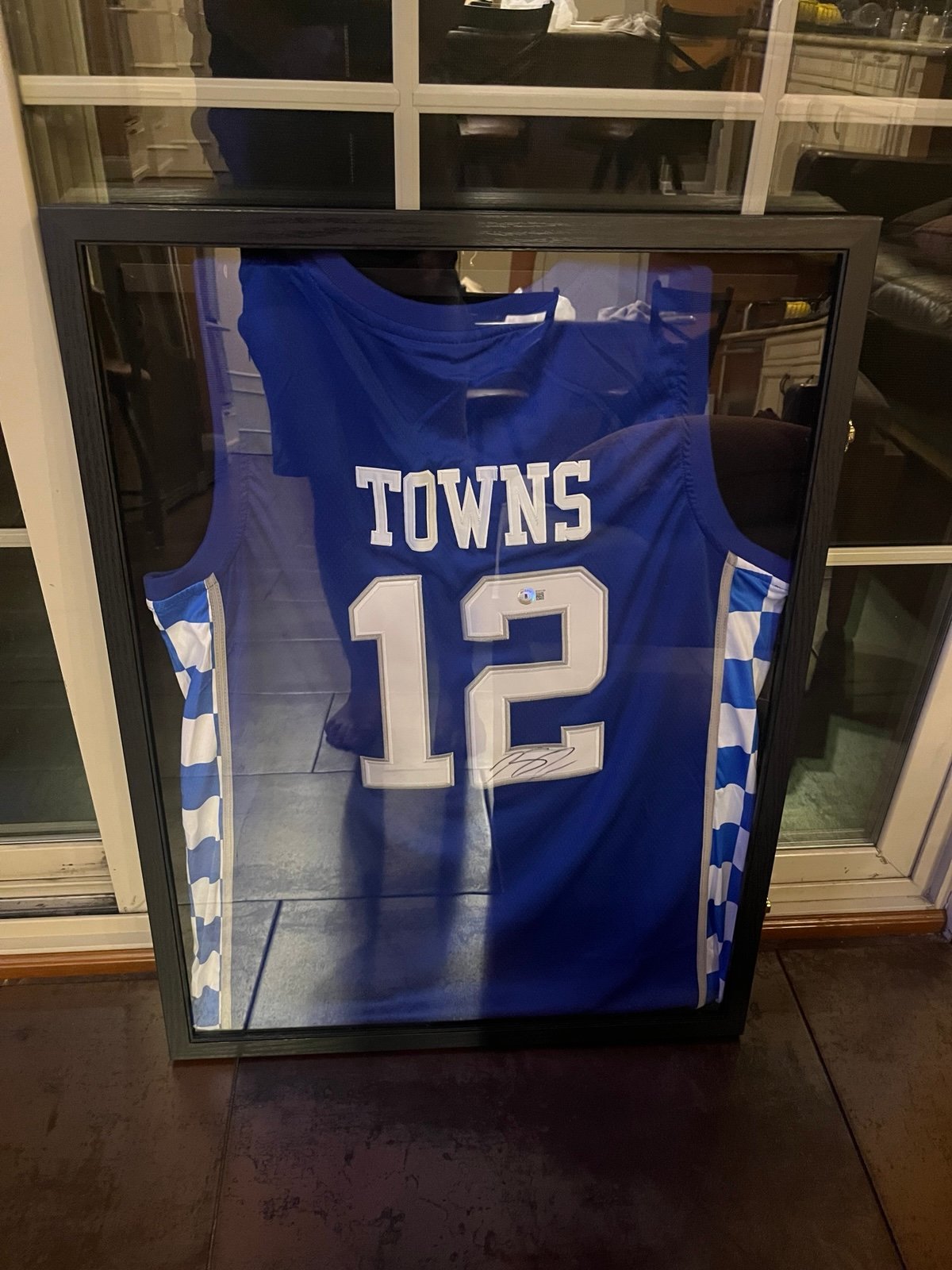 Karl Anthony towns signed jersey Kentucky custom