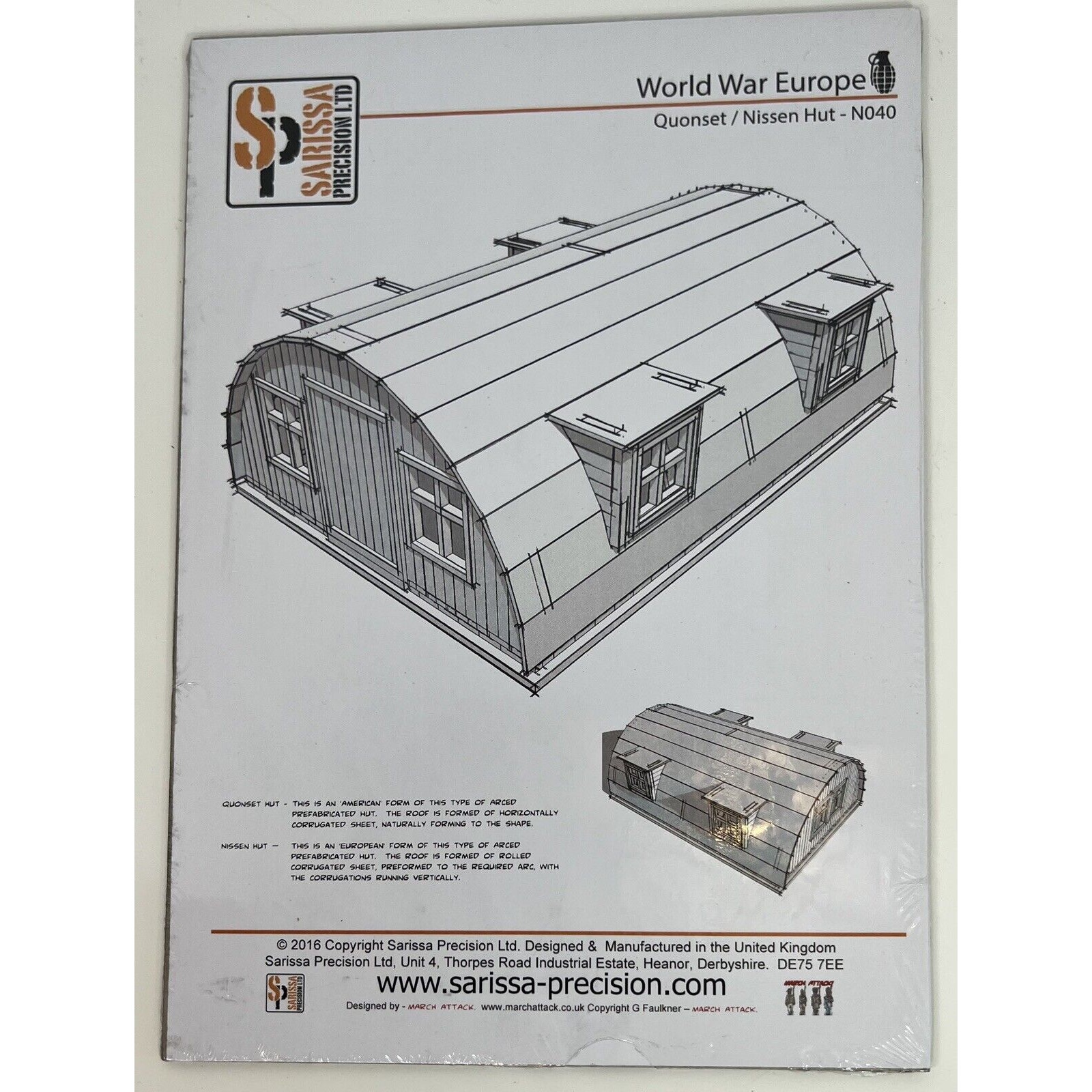 Sarissa Precision Nissan Hut N040 War World Europe