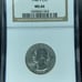 1948 S WASHINGTON QUARTER NGC CERTIFIED MS66 DEEP FROSTY WHITE COIN