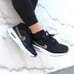 NEW NIKE AIR MAX SC BLACK SESAME HEMP WHITE LACE UP SNEAKERS SHOES WOMENS 7.5