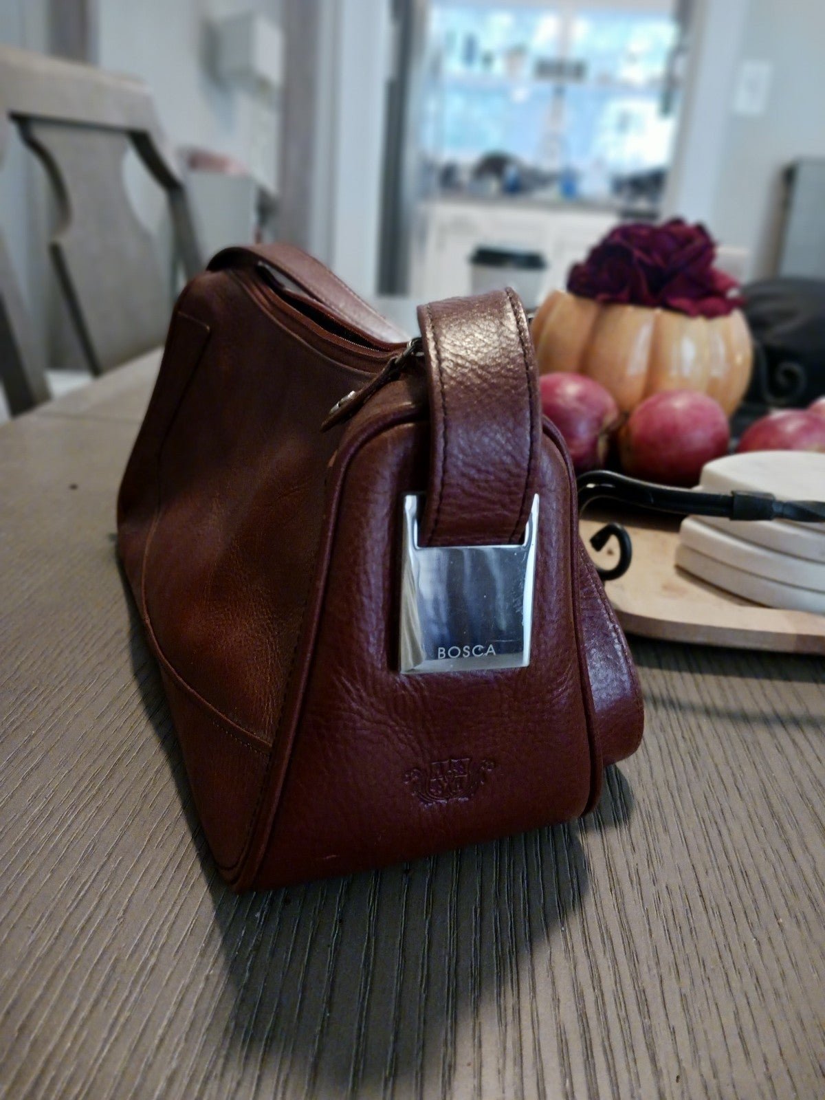 Bosca Tan Hobo Bag