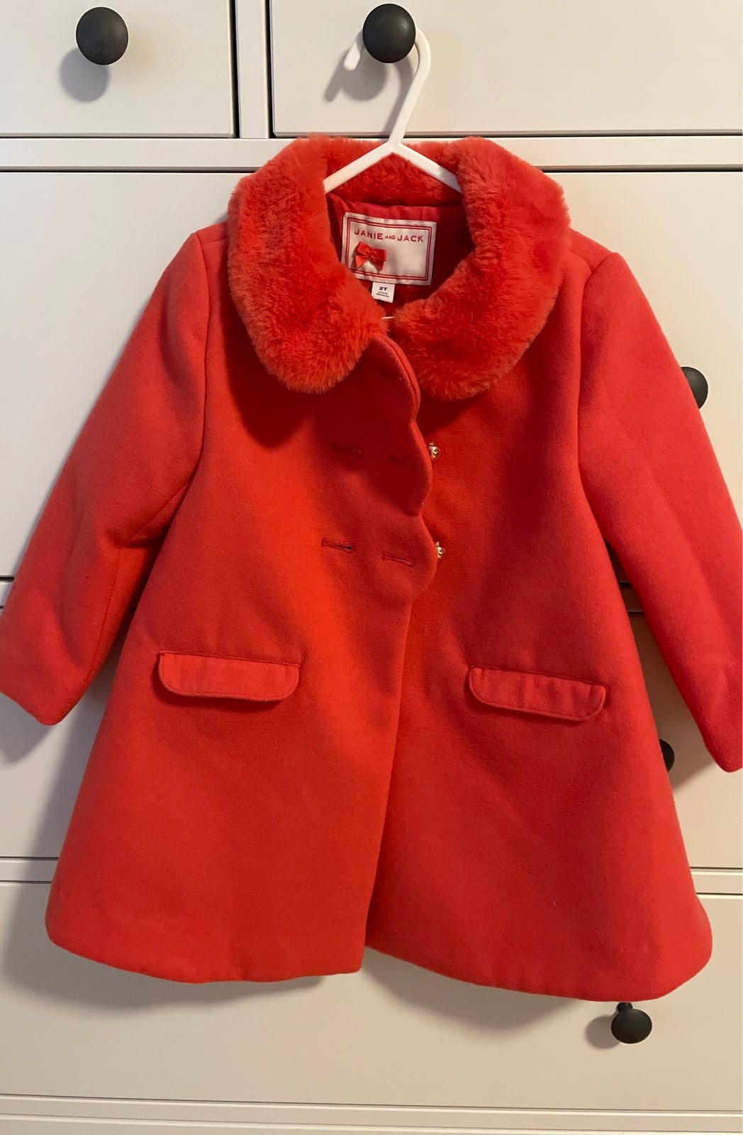 Toddler coral Jacket Peacoat