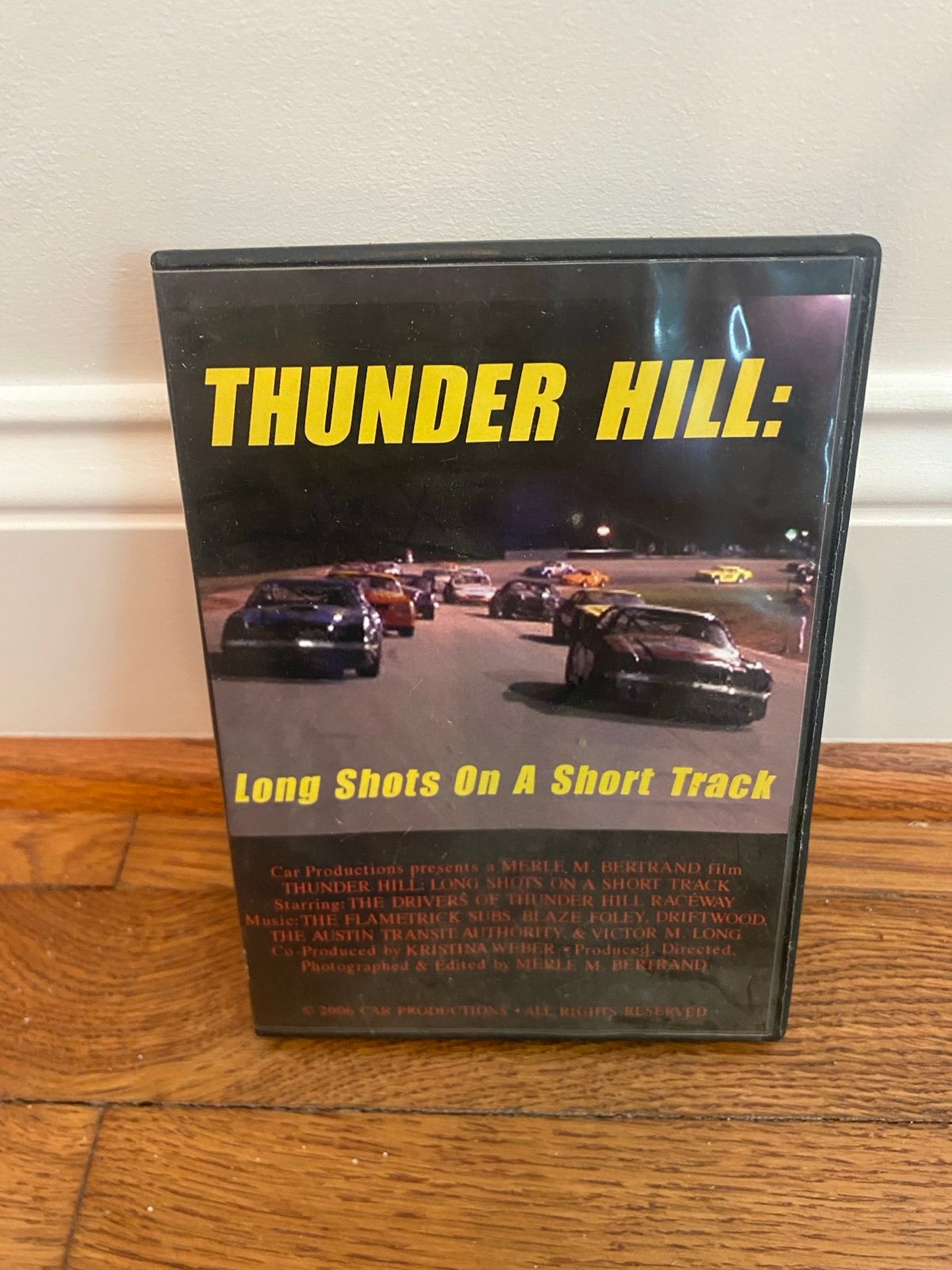 Rare Thunder Hill Long Shots On A Short Track DVD Rare Texas Stock Car Racing
