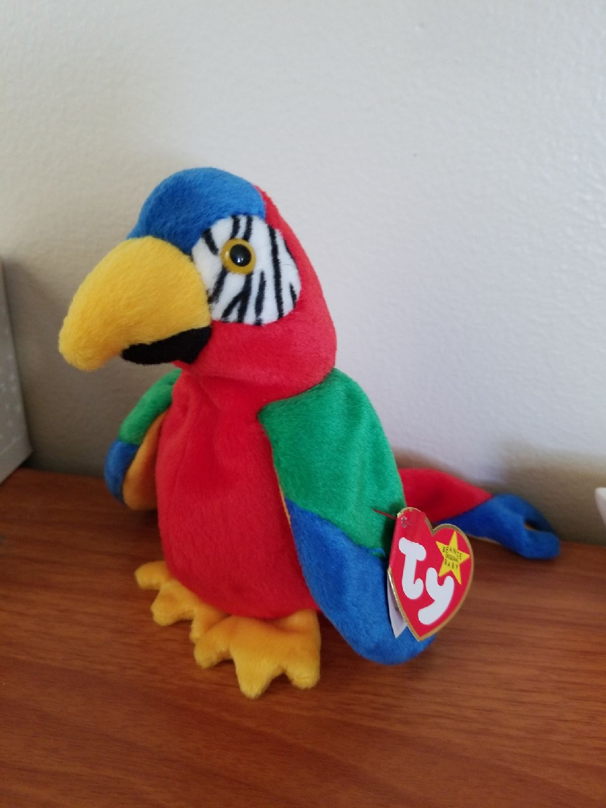 TY Beanie Babies Parrot Jabber