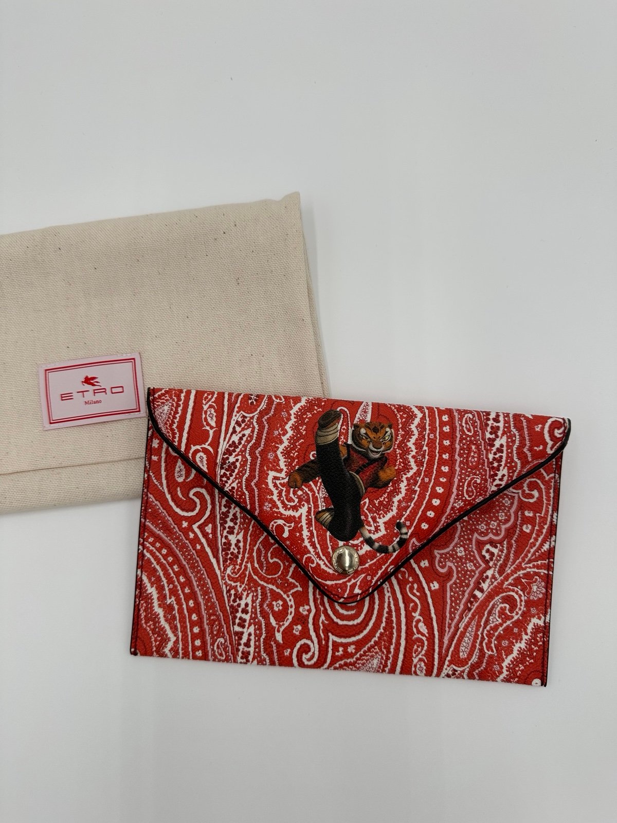 Etro x Kung Fu Panda Clutch