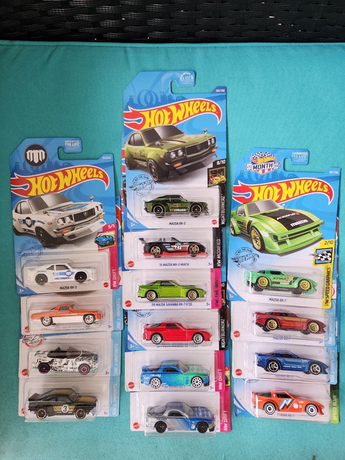 Hot Wheels mazda jdm lot