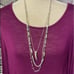 Stella & Dot Tiburon 4-in-1 Versatile semi Precious Stones Silver Horn