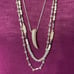 Stella & Dot Tiburon 4-in-1 Versatile semi Precious Stones Silver Horn