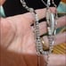 Stella & Dot Tiburon 4-in-1 Versatile semi Precious Stones Silver Horn
