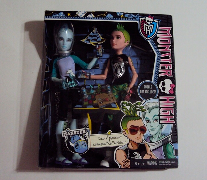 Monster High Mansters GIL WEBBER and DEUCE GORGON 2-Pack