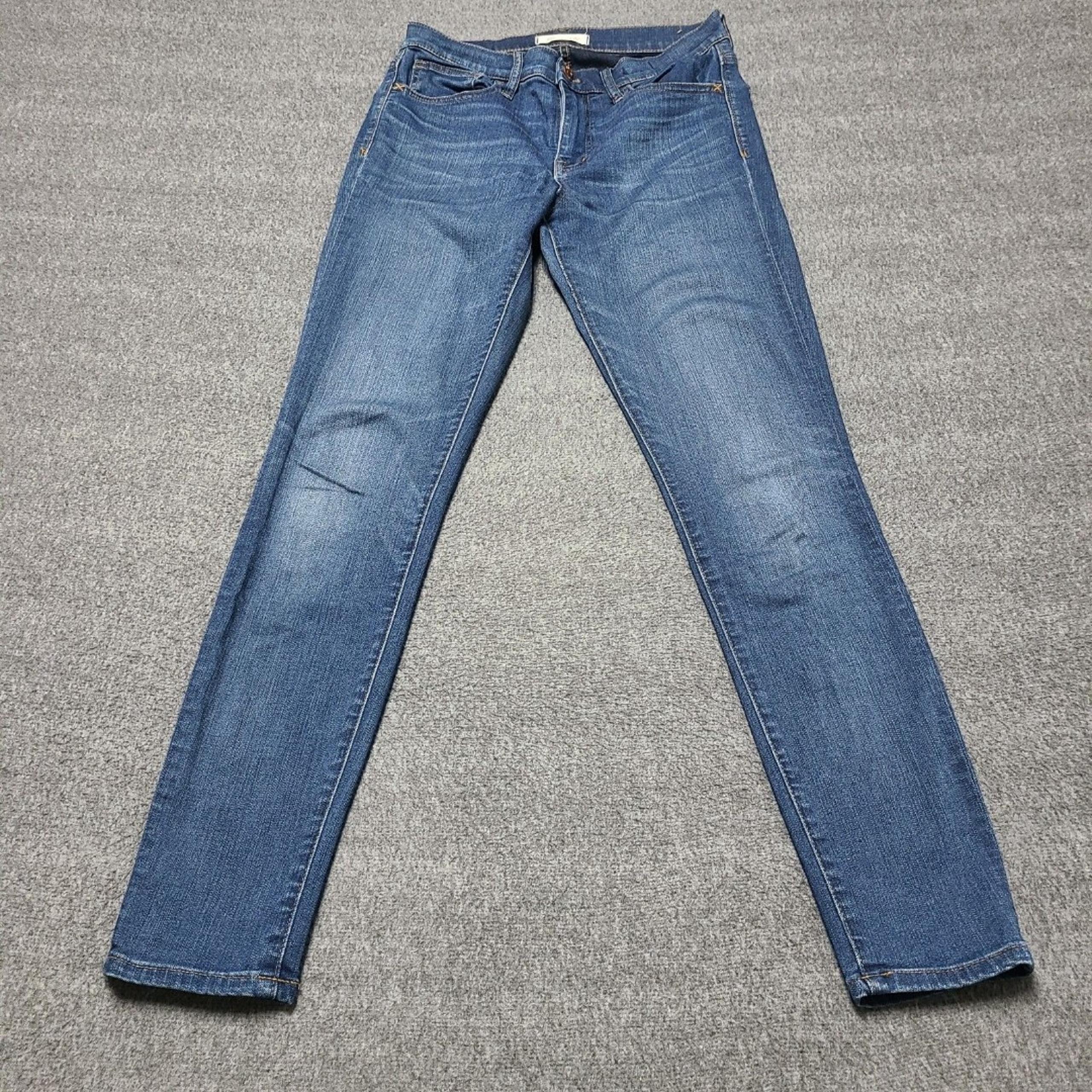 Madewell Jeans Womens 28 Roadtripper Blue Slim Tapered Toothpick Denim Pants