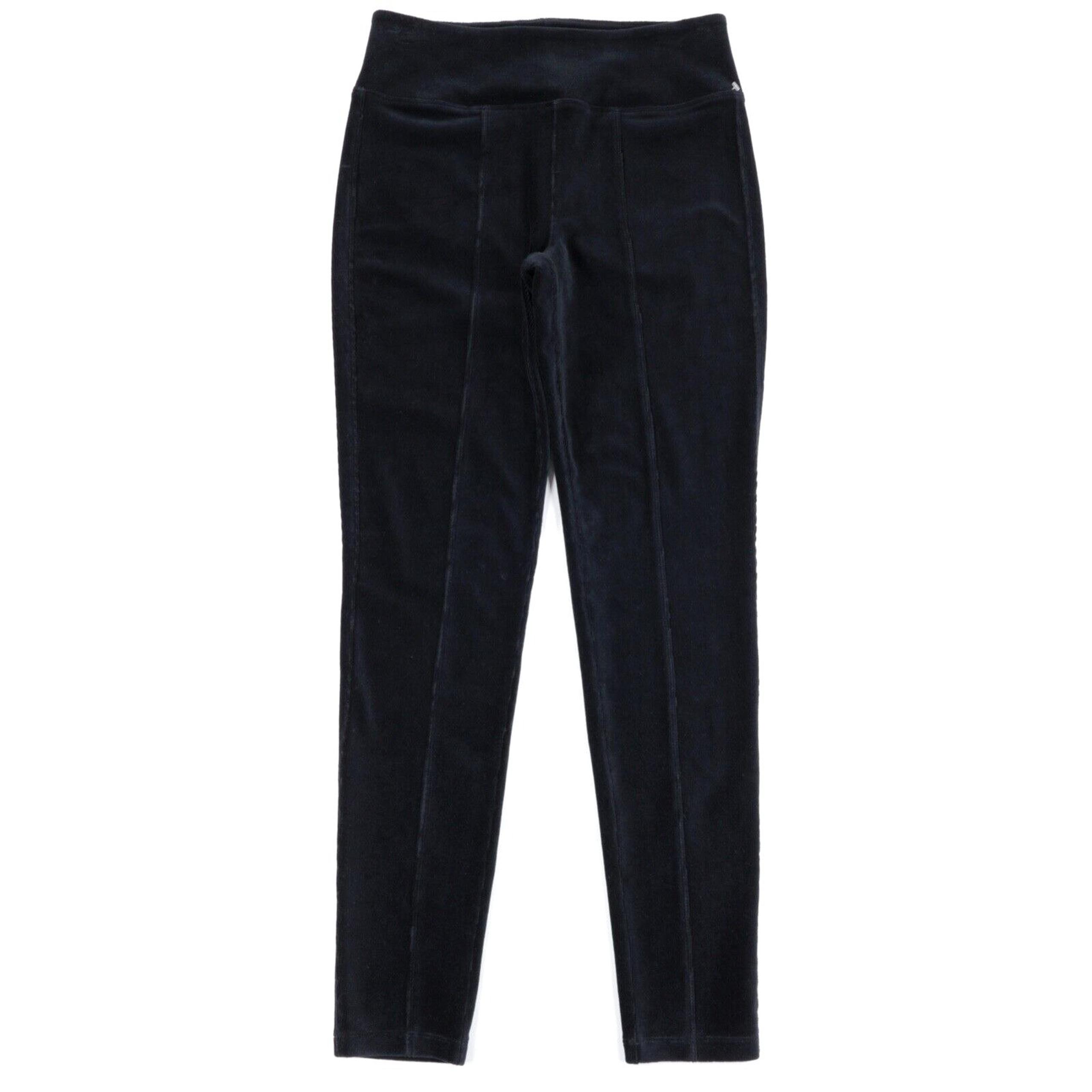 SO Women's High Rise Comfort Stretch Pull On Corduroy Pants Black Size 9/29W