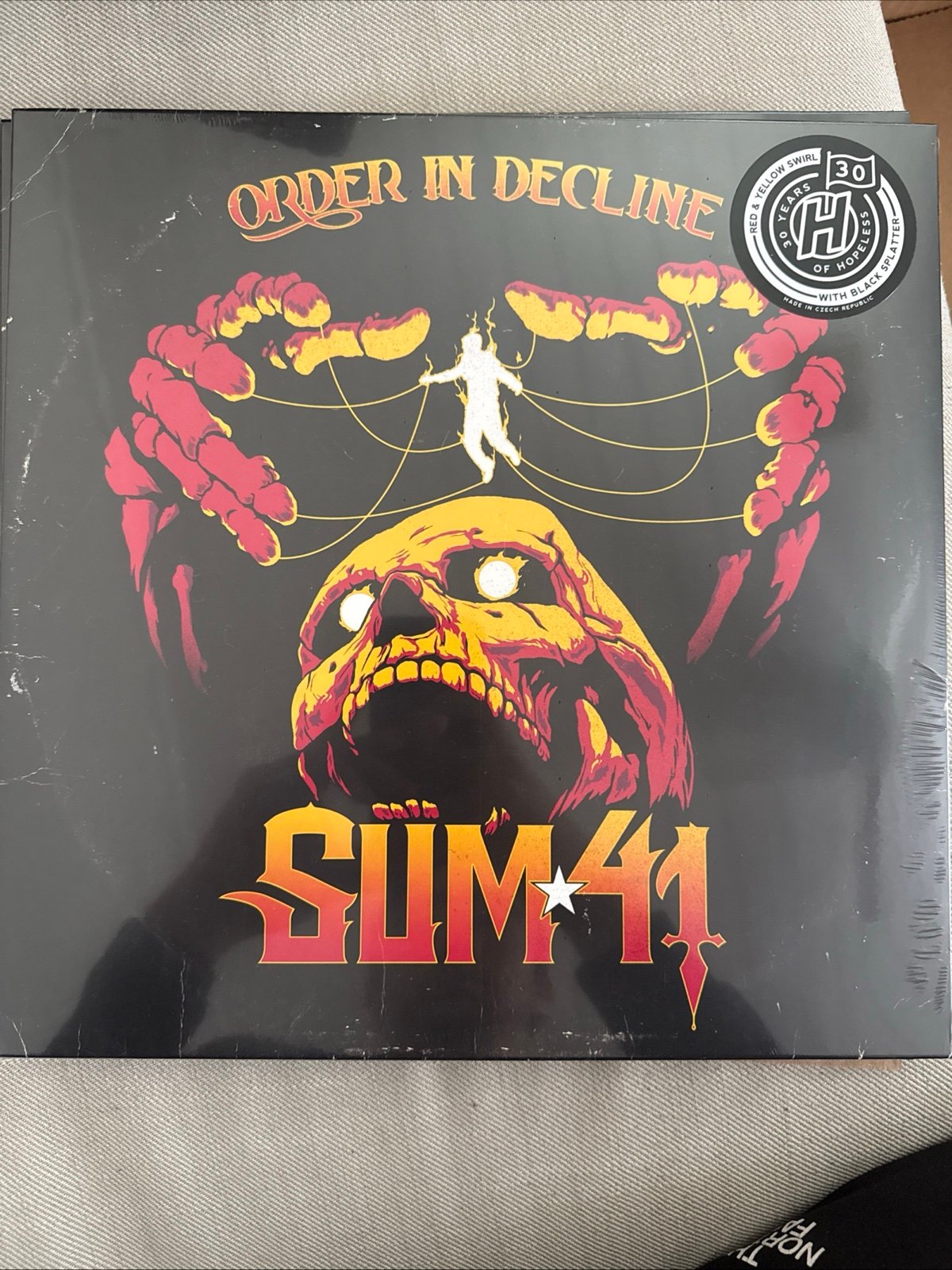 Sum 41 Order In Decline LP Red Yellow Swirl w/Splatter Vinyl Brand New Sealed