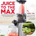 DASH Deluxe Compact Masticating Slow Juicer, Easy to Clean ((100.00 VALUE)))