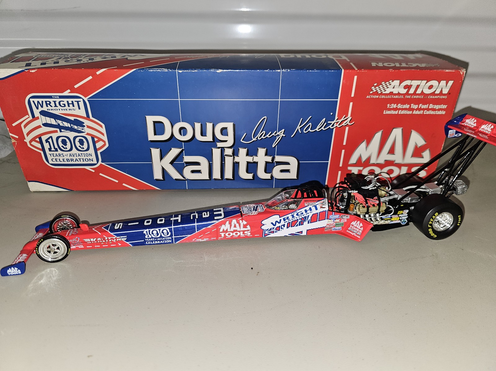 Doug Kalitta Wright Brothers NHRA dragster diecast