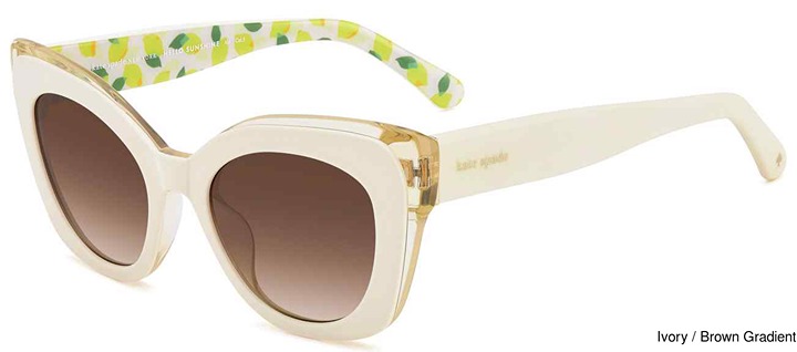 Kate Spade Hello Sunshine Marigold Cat Eye Sunglasses – White Frame – Unworn