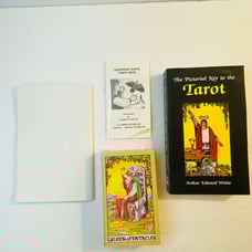 Universal Waite Tarot Deck 1990 With Book Fold Out And Instructions