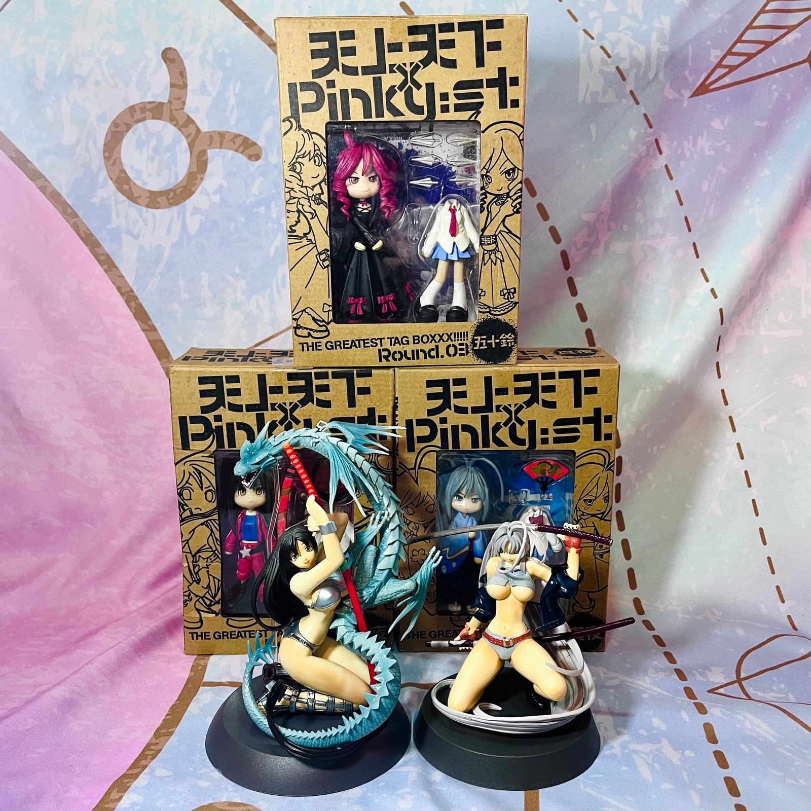 Tenjho Tenge Figure Lot, Pinky Street, Aya Natsume, Sexy Anime Girls, Ecchi