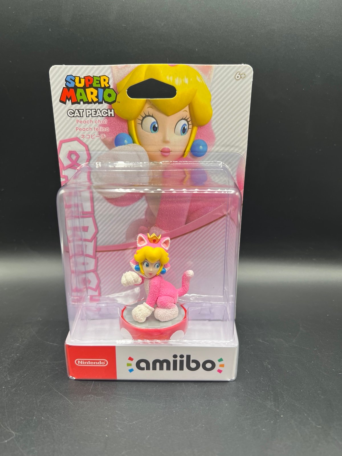 Cat Peach amiibo Nintendo Switch Super Mario Series - Bowser's fury - Pink