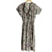 Zadig & Voltaire Karolina Ruffled Paisley Short Sleeve Midi Dress Size Small