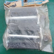 Nos vintage 70s BMX cruiser rubber pedals metal reflector schwinn