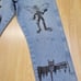 Mens custom Basquiat Jeans
