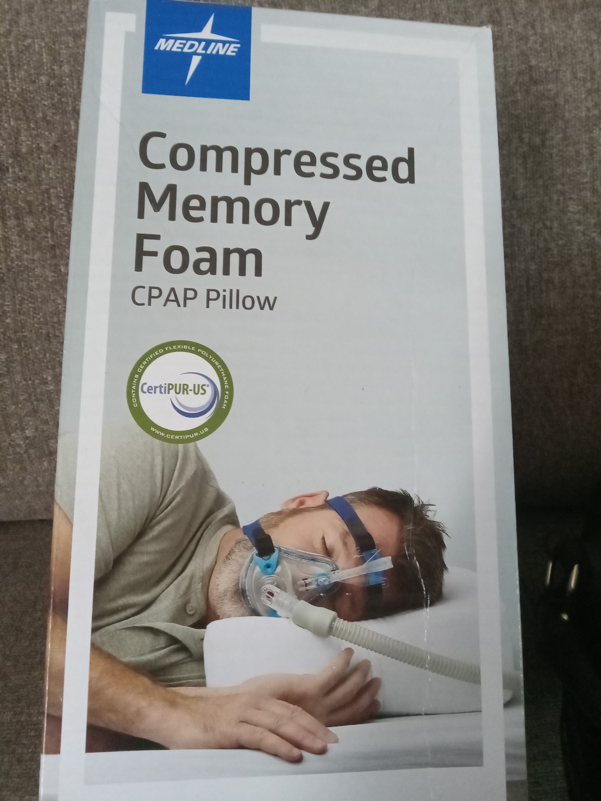COMPRESSED MEMORY FOAM CPAP PILLOW